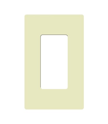 PLACA 1 VENTANA COLOR LIGHT ALMOND