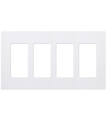 PLACAS 4 VENTANAS CLARO COLOR BLANCO BRILLANTE