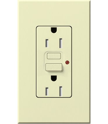 Toma corriente Lutron NOVA T 15A GFCI a prueba de manipulaciones Colores Mate