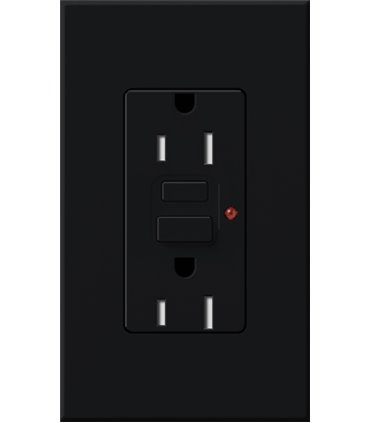 Toma corriente Lutron NOVA T 15A GFCI a prueba de manipulaciones Colores Mate