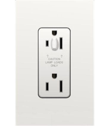 Toma corriente Lutron NOVA T 15A a prueba de manipulaciones Colores Mate