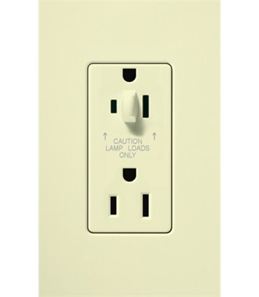 Toma corriente Lutron NOVA T 15A a prueba de manipulaciones Colores Mate