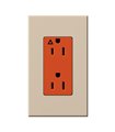 Receptacle NovaT NTR 15 120V15AIG OR-TP 