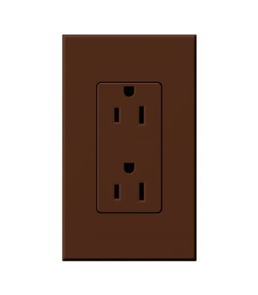 Toma corriente Lutron NOVA T 15A a prueba de manipulaciones Colores Mate