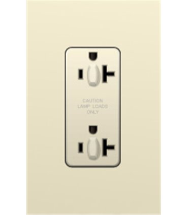Toma Corriente Lutron NOVA T 20A a prueba de manipulaciones Colores mate