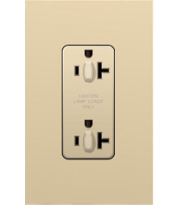 Toma Corriente Lutron NOVA T 20A a prueba de manipulaciones Colores mate