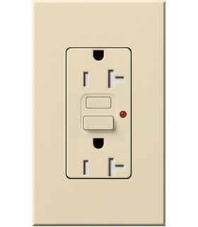 Toma Corriente Lutron NOVA T 20A GFCI a prueba de manipulaciones Colores mate