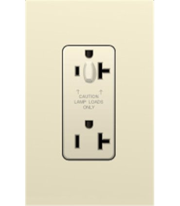 Toma Corriente Lutron NOVA T 20A a prueba de manipulaciones Colores mate