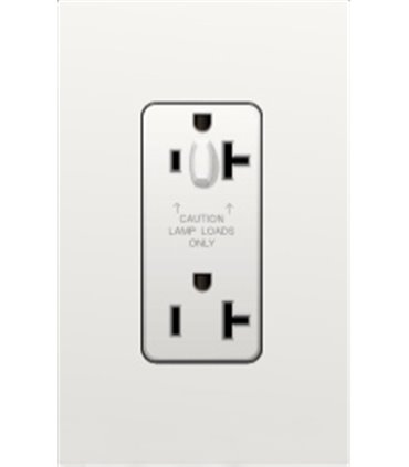 Toma Corriente Lutron NOVA T 20A a prueba de manipulaciones Colores mate