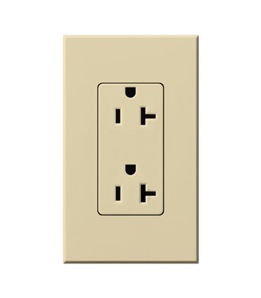 Toma corriente Lutron NOVA T 20A a prueba de manipulaciones Colores Mate