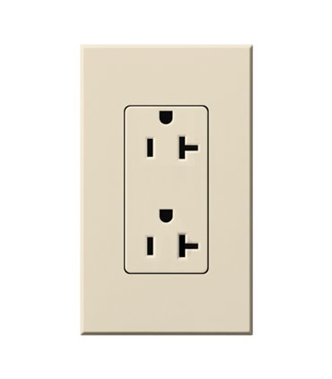 Toma corriente Lutron NOVA T 20A a prueba de manipulaciones Colores Mate