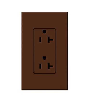 Toma corriente Lutron NOVA T 20A a prueba de manipulaciones Colores Mate
