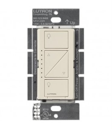Atenuador de pared CFL/LED 150W Lutron Caséta Colores brillantes