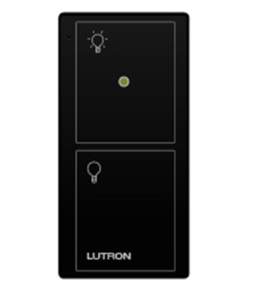 Control Lutron Pico wireless (grabado iconos light) 2 Botones + luz nocturna