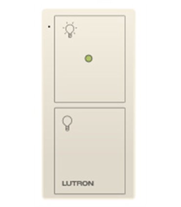 Control Lutron Pico wireless (grabado iconos light) 2 Botones + luz nocturna