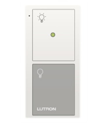 Control Lutron Pico wireless (grabado iconos light) 2 Botones + luz nocturna