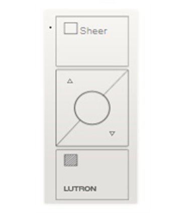 Control Lutron Pico wireless (grabado sheer text ) 3 Botones + RL