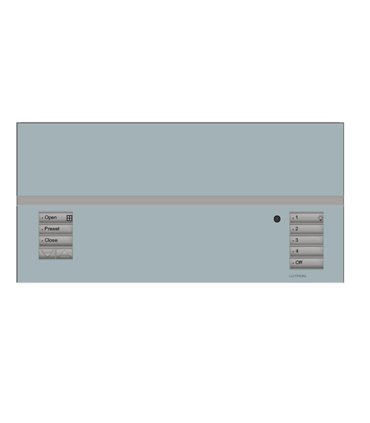 Placa GrafikEyeQS 1 Shade SATIN COLORS con grabado