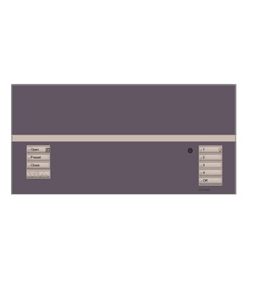 Placa GrafikEyeQS 1 Shade SATIN COLORS con grabado