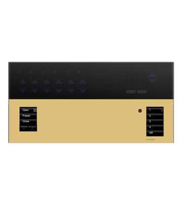 Placa GrafikEyeQS 1 Shade Metales con grabado y Tapa trasluz