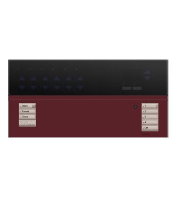 Placa GrafikEyeQS 1 Shade SATIN COLORS con grabado y Tapa trasluz