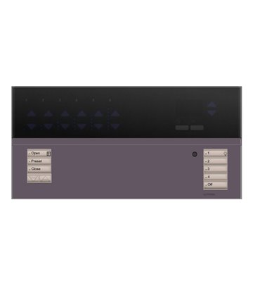 Placa GrafikEyeQS 1 Shade SATIN COLORS con grabado y Tapa trasluz