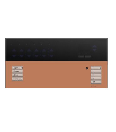 Placa GrafikEyeQS 1 Shade SATIN COLORS con grabado y Tapa trasluz
