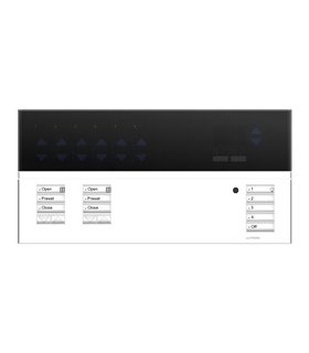 Placa GrafikEyeQS 2 Shade SATIN COLORS con grabado y Tapa trasluz