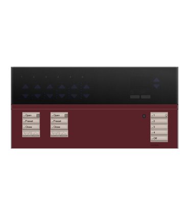 Placa GrafikEyeQS 2 Shade SATIN COLORS con grabado y Tapa trasluz