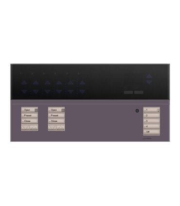 Placa GrafikEyeQS 2 Shade SATIN COLORS con grabado y Tapa trasluz