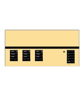 Placa GrafikEyeQS 3 Shade Metales con grabado