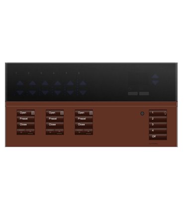 Placa GrafikEyeQS 3 Shade Colores Mate con grabado y Tapa trasluz