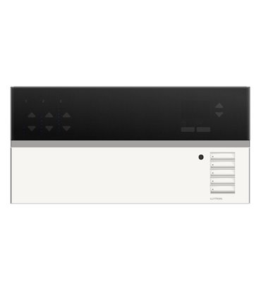 Lutron GrafikEyeQS 3 zonas Tapa trasluz WH 0 zonas cortina
