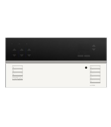 Lutron GrafikEyeQS 3 zonas Tapa trasluz WH 1 zona cortina