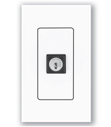 Interruptor de llave QSWS2 3 posiciones momentaneo con insert WH