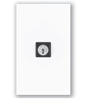 Interruptor de llave Lutron QSWS2 3 posiciones momentaneo sin insert WH