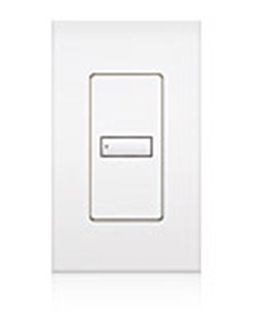 Lutron QSWS2 Control de pared 1 boton con insert WH