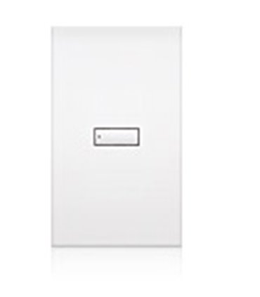 Lutron QSWS2 Control de pared 1 boton sin insert WH