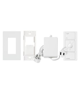 Atenuador lampara de sobreponer Lutron RadioRA2 1 zona Color WH