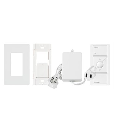 Atenuador lampara de sobreponer Lutron RadioRA2 1 zona Color WH