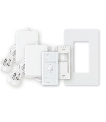 Atenuador lampara de sobreponer Lutron RadioRA2 2 zonas WH