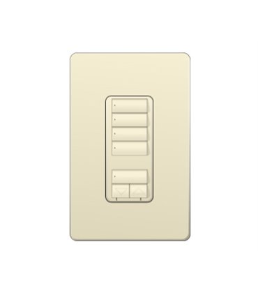 Control de pared 4 botones y atenuador de 450W Lutron RadioRA2 Colores brillantes