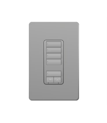 Control de pared 4 botones y atenuador de 450W Lutron RadioRA2 Colores brillantes