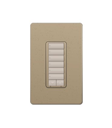 Control de Pared con Atenuador de 600W Lutron RadioRA2 Colores Satín