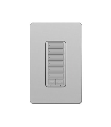 Control de Pared con Atenuador de 600W Lutron RadioRA2 Colores Satín