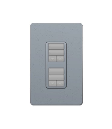 Control de Pared dual 2 Botones con R/L Lutron RadioRA2 Colores Satín
