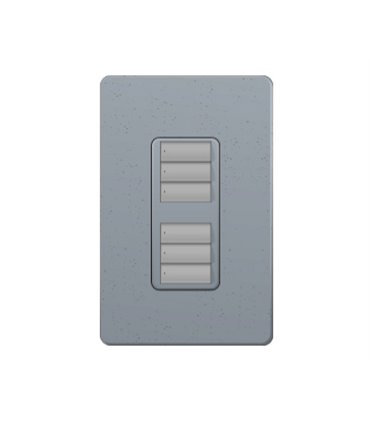 Control de Pared 2 Botones con R/L Doble Lutron RadioRA2 Colores Satín