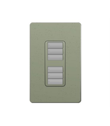 Control de Pared 2 Botones con R/L Doble Lutron RadioRA2 Colores Satín