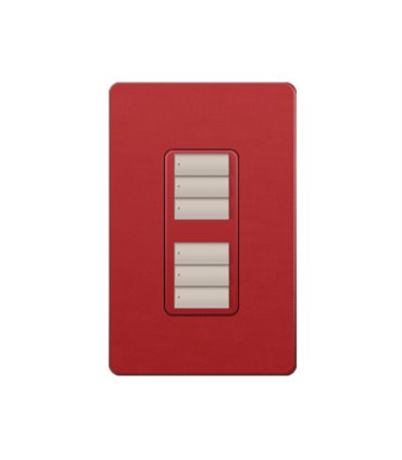 Control de Pared 2 Botones con R/L Doble Lutron RadioRA2 Colores Satín