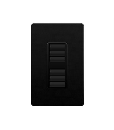 Control de Pared 2 Botones con R/L Doble Lutron RadioRA2 Colores Satín